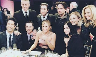 Cast of 'Friends', 'Big Bang Theory' unite for photograph