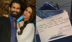 Shahid Kapoor sends Malaika Arora Khan a special handwritten note