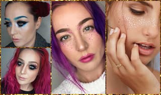 After glitter beards & sparkly armpits, glitter freckles are the next big beauty trend!