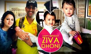 MS Dhoni and Sakshi Dhoni’s daughter Ziva turns 1 today!