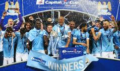 Manchester City beat Liverpool on penalties to win Capital One Cup 2015-16