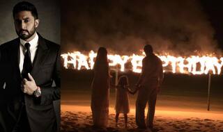 Abhishek Bachchan shares a beautiful picture featuring Aishwarya Rai Bachchan and Aaradhya Bachchan