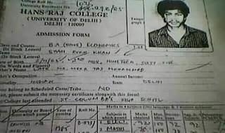 Shah Rukh Khan's admission form of Hans Raj College goes viral! Check it out!