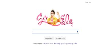 Google's tribute to Rukmini Devi Arundale on her 112th birth day
