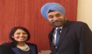 India's new UK envoy meets Indian-origin minister Priti Patel