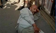 Legislator Engineer Rashid protests in Jammu against police excesses