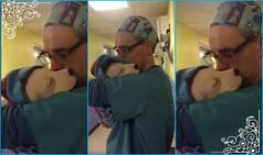 Vet comforts scared puppy like a baby after surgery! (Watch video)