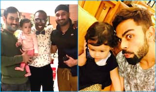 MS Dhoni daughter Ziva spends time with Captain Cool ahead of India vs West Indies T20 World Cup 2016, clicks selfie with Virat Kohli!