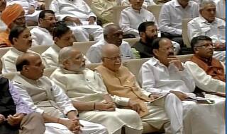 Narendra Modi shakes hands with opposition leaders in Rajya Sabha; new MPs take oath