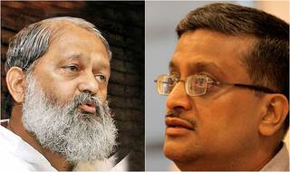 Haryana Health Minister Anil Vij comes out in Ashok Khemka's support