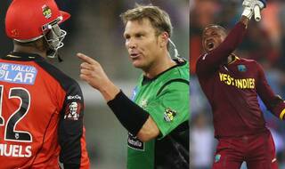 This is how it all started between Marlon Samuels and Shane Warne