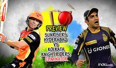 Preview, Sunrisers Hyderabad (SRH) vs Kolkata Knight Riders (KKR) IPL 2016 Eliminator: Sunrisers look to pip favourites KKR