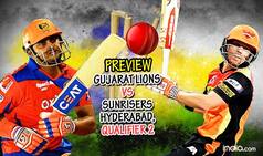 Preview, Gujarat Lions (GL) vs Sunrisers Hyderabad (SRH) IPL 2016 Qualifier 2: Sunrisers hold edge over Lions in virtual semi-final