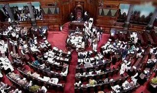 Congress protest in Rajya Sabha over CAG report on Gujarat Petrocorp issue