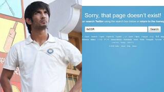 Has Sushant Singh Rajput deleted his Twitter account?