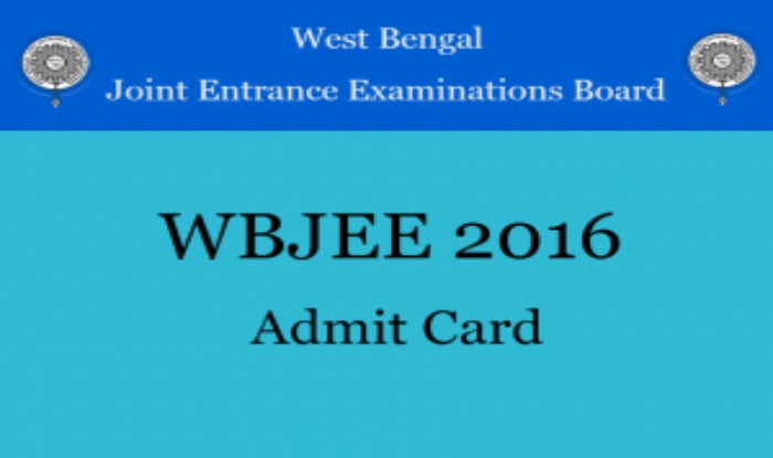 WBJEE Admit Card To Be Downloaded from The Website