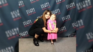 7-year-old Audrey Nethrey who has rare illness, does her adorable duet dance with Selena Gomez