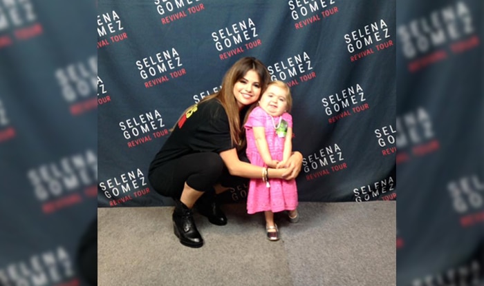 7-year-old Audrey Nethrey who has rare illness, does her adorable duet dance with Selena Gomez