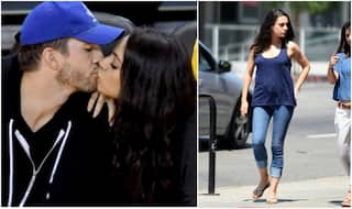 Mila Kunis debuts baby bump since announcing pregnancy