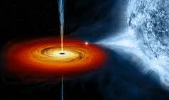 Astronomers observe 'supermassive' black hole gorging on gas