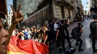 Istanbul riot police break up LGBT rally