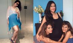 Chahat Khanna of Bade Acche Lagte Hain flaunts her baby bump in blue swimwear!