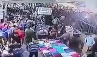 Iraqi man shouts Allah hu Akbar, causes panic in crowded market (Watch video)