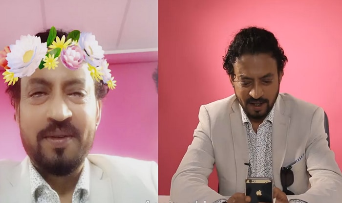 Irrfan Khan tries stuff 'aaj kal ke bacche' do and slays it! (Watch Hilarious Video)