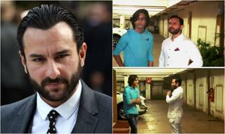 Saif Ali Khan Birthday: Pregnant Kareena Kapoor Khan missing from grand birthday bash, as Saif poses with son Ibrahim