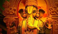 Why do some Ganpati idols have their trunk on the right, some left and some straight?