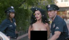 Katy Perry strips naked to urge people to vote