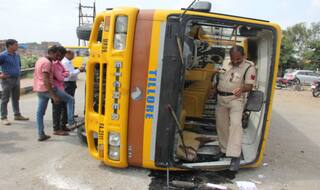 39 policemen injured as bus overturns in Madhya Pradesh