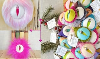 Ready for vagina themed decoration this Christmas 2016? Now use decorative vagina ornaments to decorate your Xmas tree!