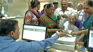 Narendra Modi's mother Heeraben Modi stands in line, exchanges Rs 4500 at bank (Watch Video)