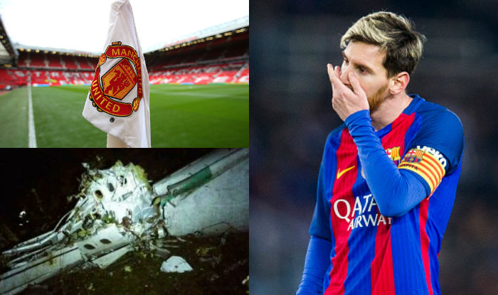 Colombia Plane Crash Lionel Messi Manchester United Pay Respect