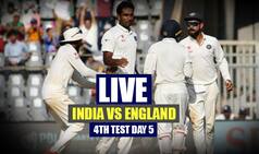India vs England LIVE Score 4th Test Day Five