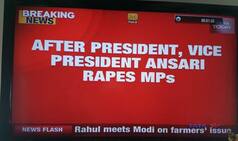 After President, VP 'rapes' MPs? India Today airs shocking 'rape' typo on Live TV! Twitterati has field day poking fun at news channel