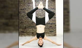 Celebrity yoga guru Anshuka Parwani’s aerial yoga photos will give you brand new fitness goals