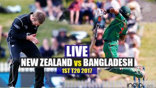 NZ won by 6 wickets | Bangladesh vs New Zealand 1st T20 Live Score: NZ 143/4 after 18 Overs; Target 142