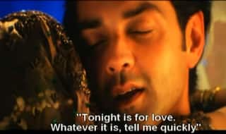 Bobby Deol in this erotically insane suhag raat scene with Ameesha Patel will leave you dumbstruck! Watch video
