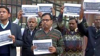 Delhi: Pravasi Odiya Yuva forum protest against BJD government
