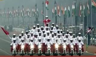 Rain fails to play a dampener for Republic day parade