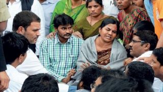 Radhika Vemula, mother of Rohit Vemula, arrested for protesting at Hyderabad Central University Campus
