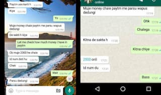 WhatsApp hacked? Screenshots shared on Facebook show hacker asking for money transfer to Paytm account