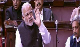 Prime Minister Narendra Modi turns poetic in Rajya Sabha