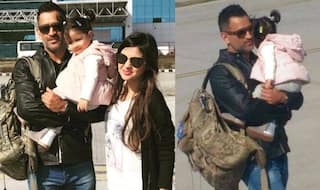 MS Dhoni and daughter Ziva look supercute as wife Sakshi shares new family pictures on Instagram!