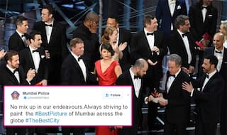 Oscars goof up: Mumbai police takes a jibe at Academy Awards for the La La Land - Moonlight blunder and it'll be a crime if you miss this!