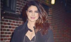 When Priyanka Chopra sizzled in a plunging black dress on The Late Show with Stephen Colbert!