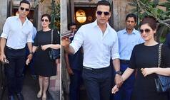 Akshay Kumar and Twinkle Khanna look like SUGAR, SPICE and everything nice on their mid-week lunch date (see HQ pics)