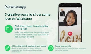 This Valentine's Day use Whatsapp to wish your Love: Create your own GIF & 4 other creative ways to say “I love you!”